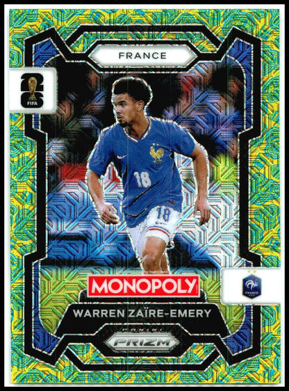 2026 Panini Prizm Monopoly FIFA World Cup Hat Trick Mojo #11 Warren Zaïre-Emery