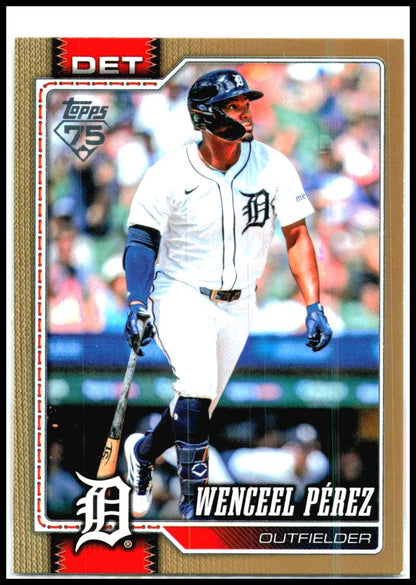 2026 Topps Gold #682 Wenceel Pérez #/2026 Detroit Tigers
