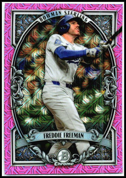 2026 Bowman Bowman Sterling Mojo Pink Refractors #BST-2 Freddie Freeman Dodgers