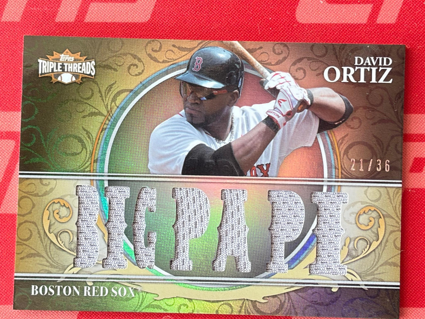 2007 Topps Triple Threads Sigificant Statstic /36 #TTR-D01 David Ortiz