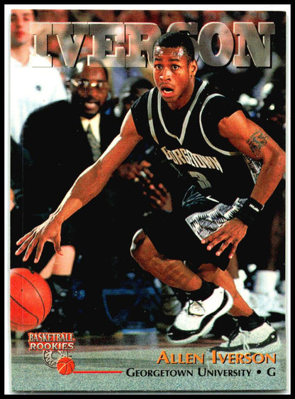 1996 Score Board Rookies #1 Allen Iverson Georgetown Hoyas