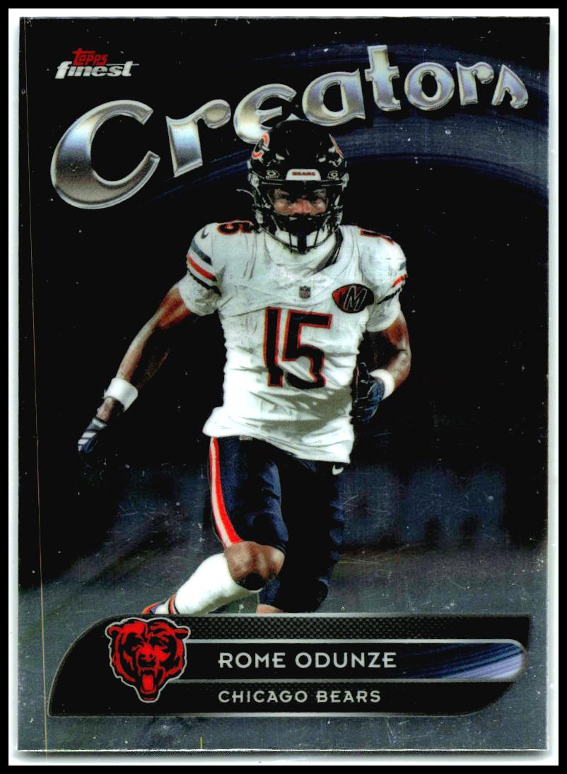 2025 Finest Creators #CR-6 Rome Odunze Chicago Bears