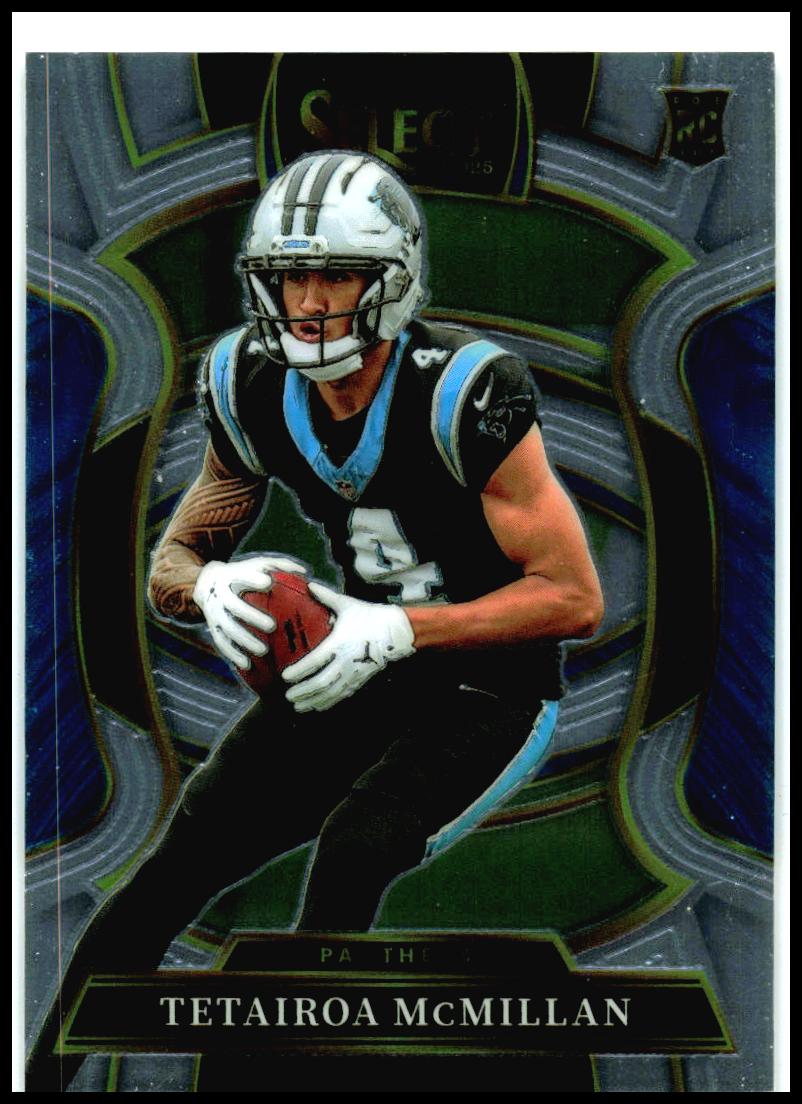 2025 Panini Select #44 Tetairoa McMillan RC Carolina Panthers