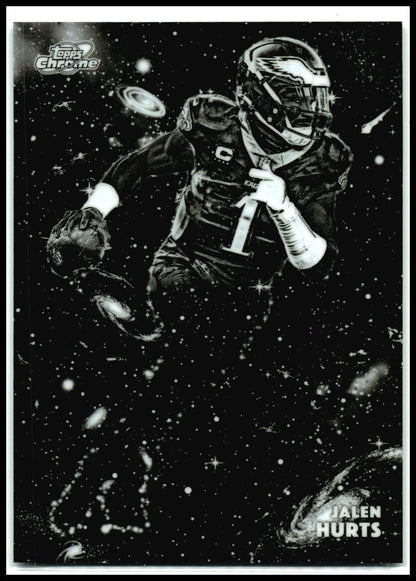 2025 Topps Chrome Cosmic Constellation Variation #BCV-43 Jalen Hurts Eagles