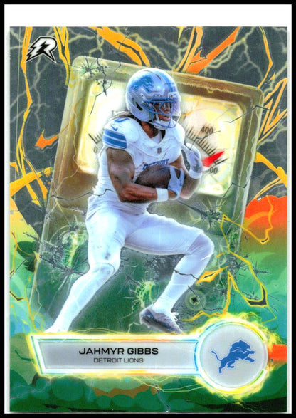 2025 Topps Resurgence Voltaic #VT-22 Jahmyr Gibbs Detroit Lions