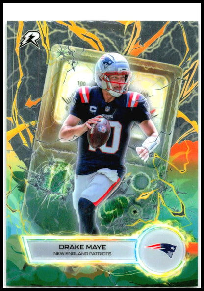 2025 Topps Resurgence Voltaic #VT-17 Drake Maye New England Patriots