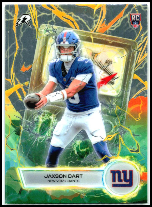 2025 Topps Resurgence Voltaic #VT-2 Jaxson Dart New York Giants