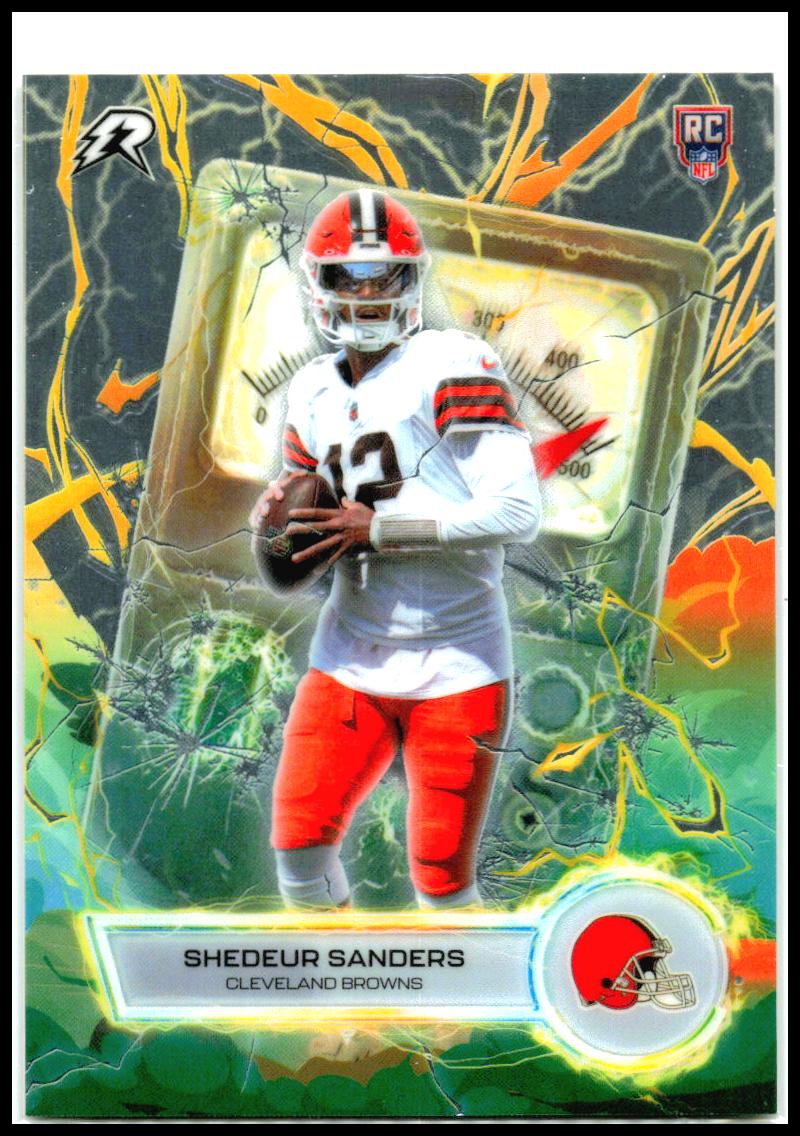 2025 Topps Resurgence Voltaic #VT-4 Shedeur Sanders Cleveland Browns