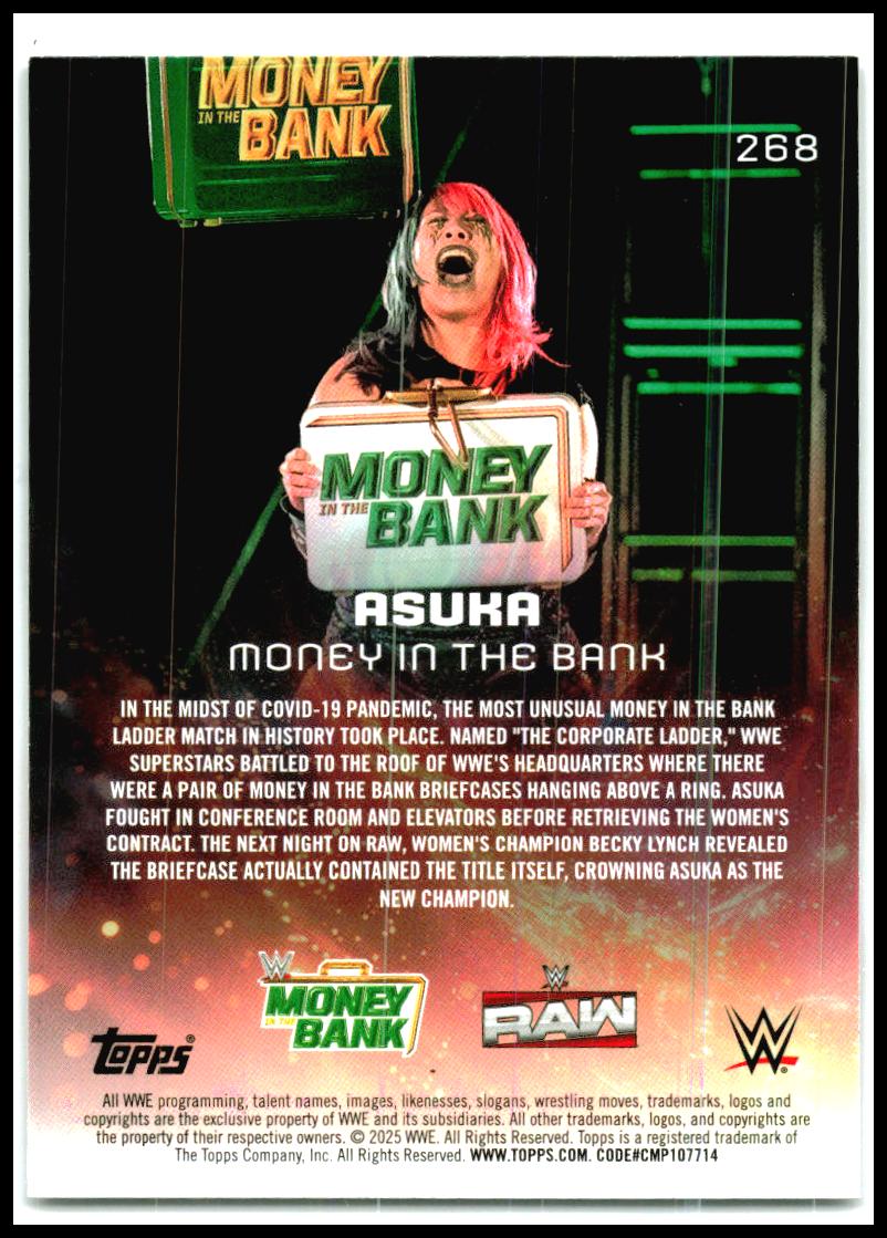 2025 Topps Universe WWE #268 Asuka