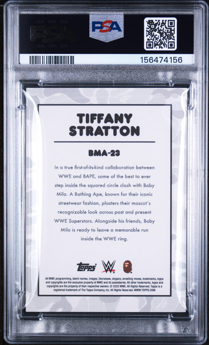 2025 Topps Wwe X Bape Baby Milo Avatar #BMA-23 Tiffany Stratton