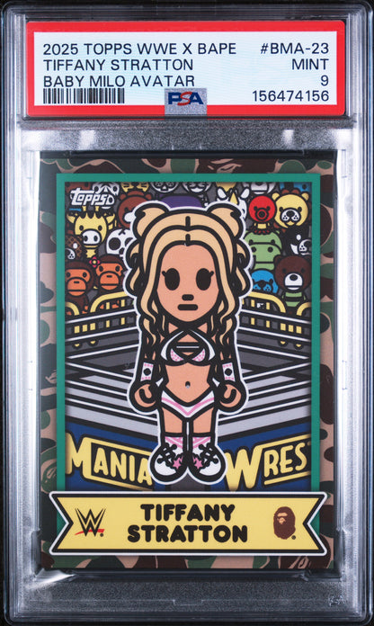 2025 Topps Wwe X Bape Baby Milo Avatar #BMA-23 Tiffany Stratton