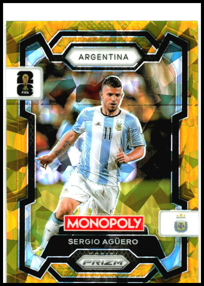 2026 Panini Prizm Monopoly FIFA World Cup #6 Sergio Agüero Argentina