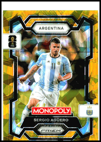 2026 Panini Prizm Monopoly FIFA World Cup #6 Sergio Agüero Argentina