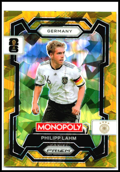 2026 Panini Prizm Monopoly FIFA World Cup Gold Cracked Ice #61 Philipp Liahm