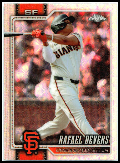 2026 Topps Chrome Logofractor #183 Rafael Devers San Francisco Giants