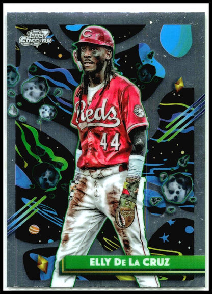 2025 Topps Chrome Cosmic #132 Elly De La Cruz Cincinnati Reds