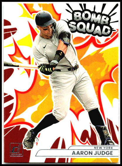 2026 Donruss Bomb Squad #18 Aaron Judge New York Yankees