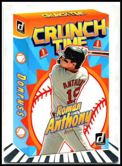 2026 Donruss Crunch Time #9 Roman Anthony Boston Red Sox