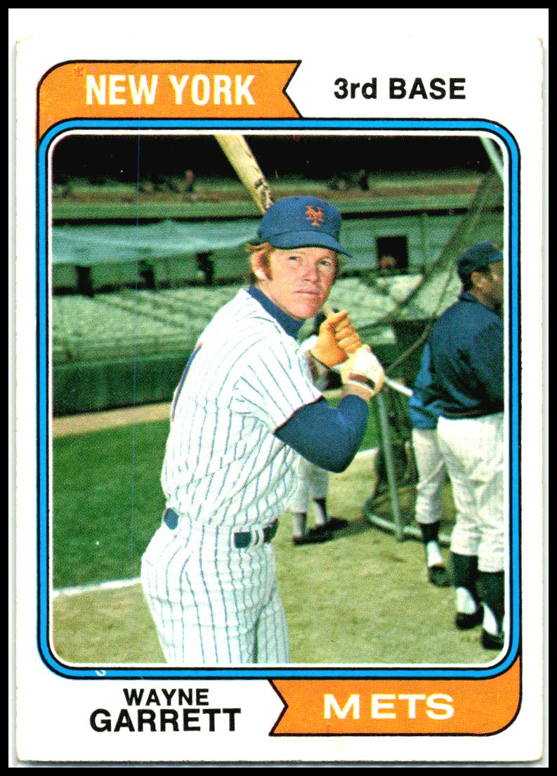 1974 Topps #510 Wayne Garrett New York Mets
