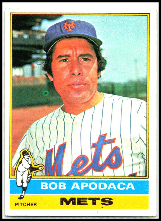 1976 Topps #16 Bob Apodaca New York Mets