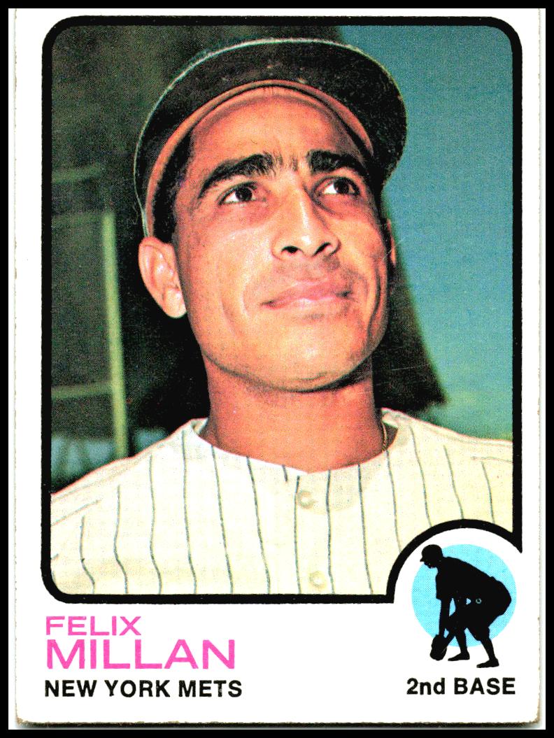 1973 Topps #407 Felix Millan New York Mets