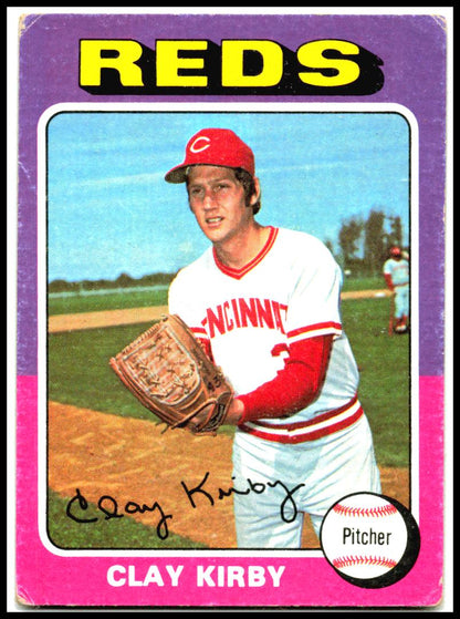 1975 Topps #423 Clay Kirby Cincinnati Reds