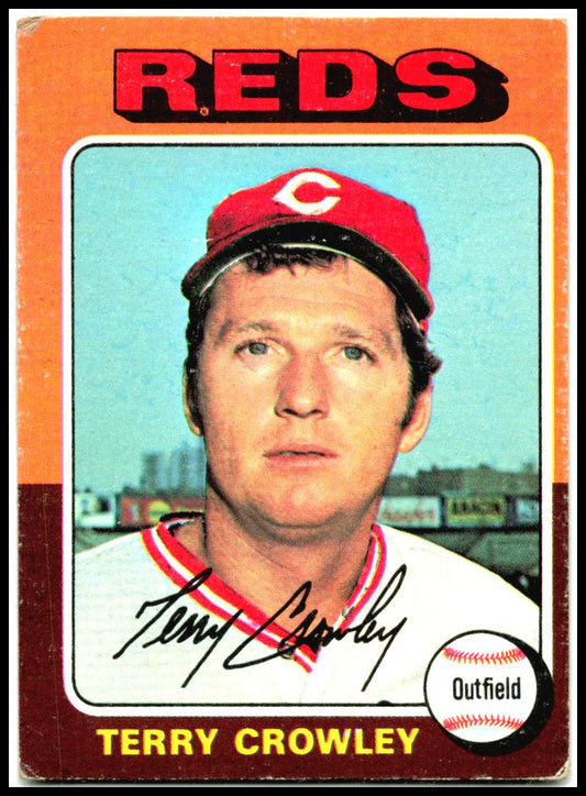 1975 Topps #447 Terry Crowley Cincinnati Reds