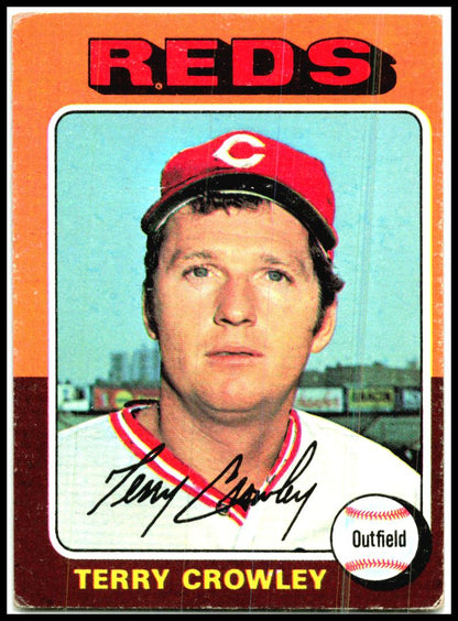 1975 Topps #447 Terry Crowley Cincinnati Reds
