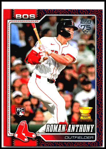 2026 Topps Team Color Border Variation SP #189 Roman Anthony Boston Red Sox