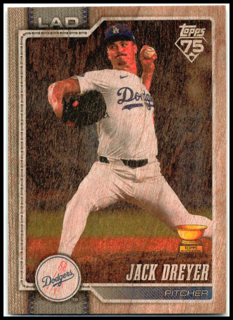 2026 Topps Wood #/25 #390 Jack Dreyer Los Angeles Dodgers