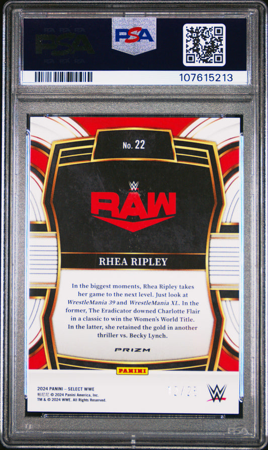 2024 Panini Select Wwe Phenomenon Phenomenon-Tie-Dye Prizm #22 Rhea Ripley