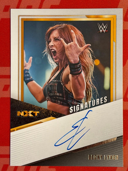 2022 Panini NXT 2.0 WWE NXT Alumni Signatures #AS-BLN Becky Lynch AU