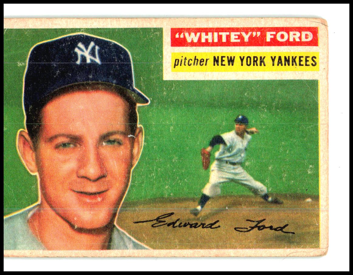 1956 Topps #240 Whitey Ford New York Yankees