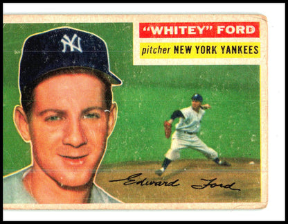 1956 Topps #240 Whitey Ford New York Yankees