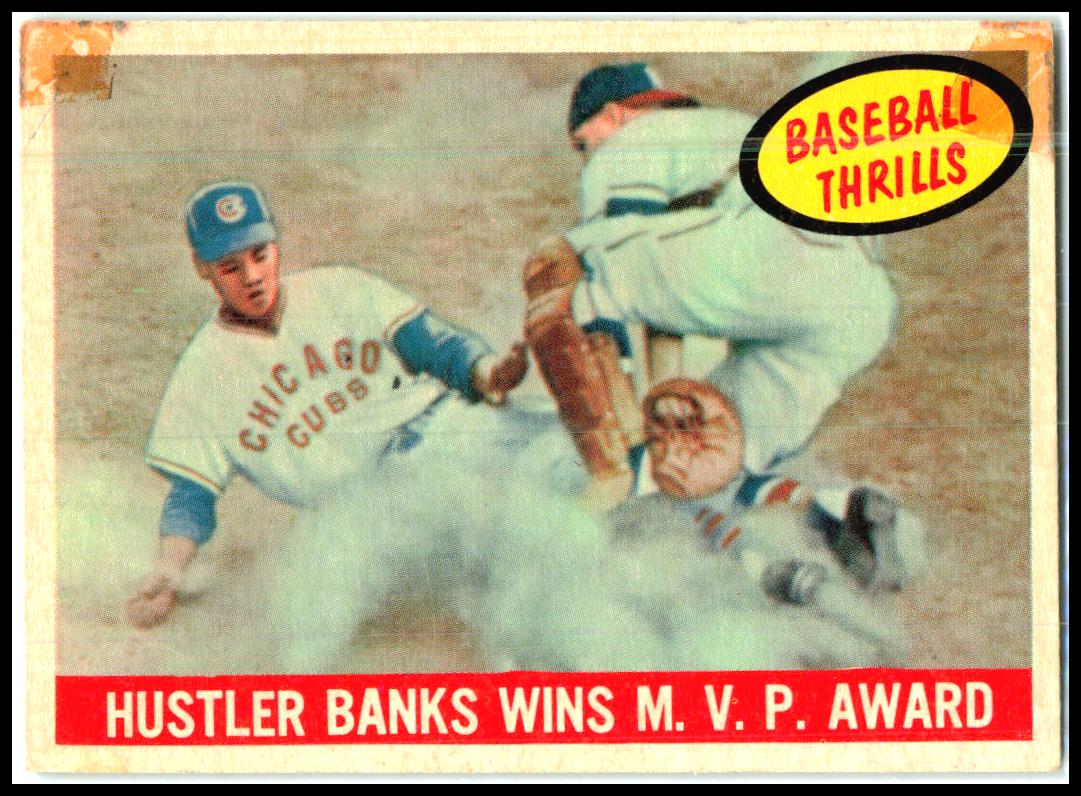 1959 Topps #469 Ernie Banks Chicago Cubs