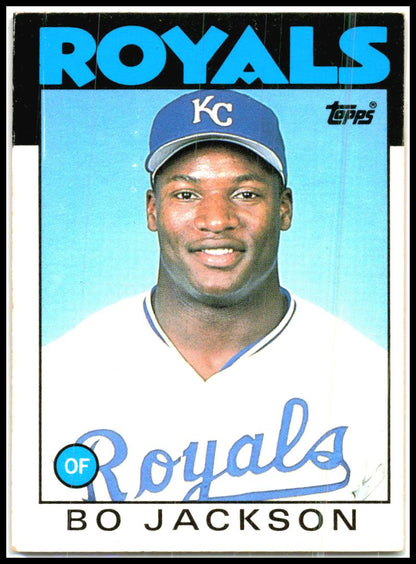 1986 Topps Traded #50T Bo Jackson Kansas City Royals