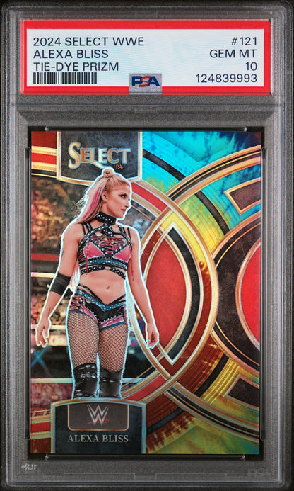 2024 Panini Select Wwe Tie-Dye Prizm /25 #121 Alexa Bliss