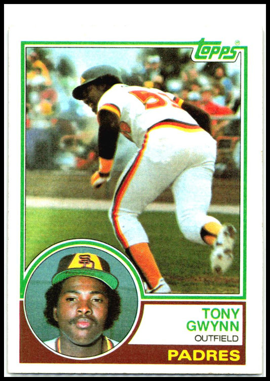 1983 Topps #482 Tony Gwynn RC San Diego Padres