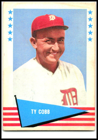 1961 Fleer Baseball Greats #14 Ty Cobb Detroit Tigers