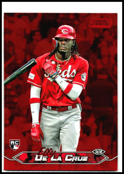 2024 Stadium Club Red Foil #48 Elly De La Cruz Cincinnati Reds