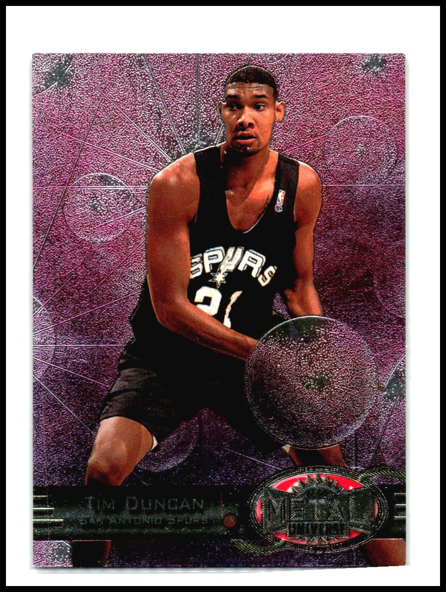 1997-98 Metal Universe #66 Tim Duncan RC San Antonio Spurs
