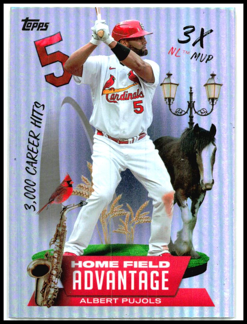 2022 Topps Update Legendary Home Field Advantage #LHA-15 Albert Pujols St. Louis