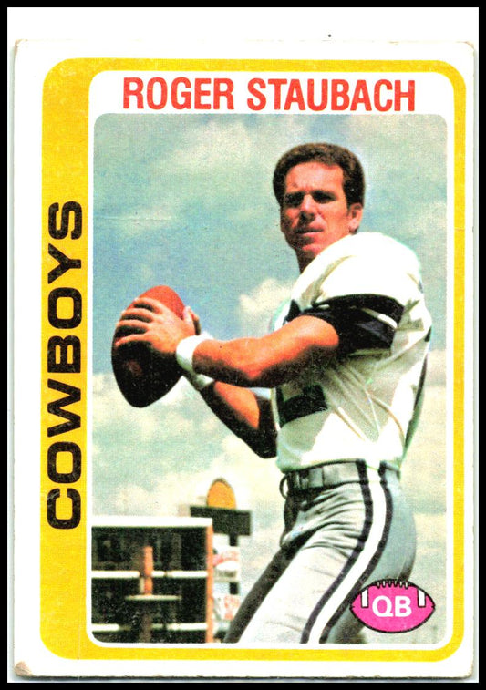 1978 Topps #290 Roger Staubach Dallas Cowboys