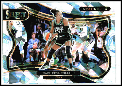 2025 Panini Select WNBA Snapshots Ice #4 Napheesa Collier Minnesota Lynx
