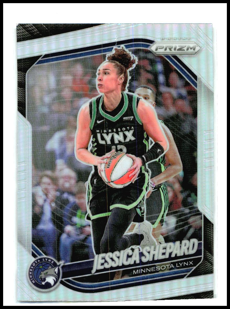 2025 Panini Prizm WNBA Silver Prizms #137 Jessica Shepard Minnesota Lynx