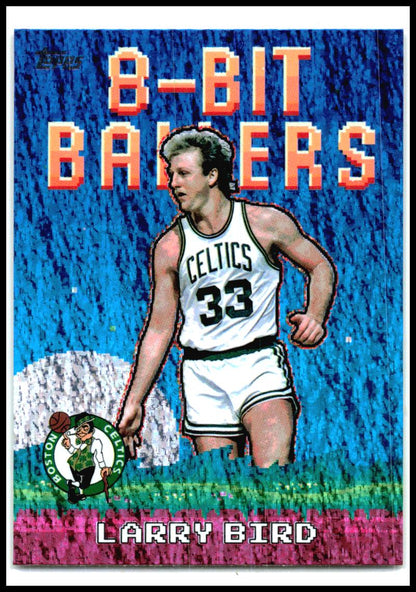 2025-26 Topps 8-Bit Ballers Holo Foil #8B-25 Larry Bird Boston Celtics