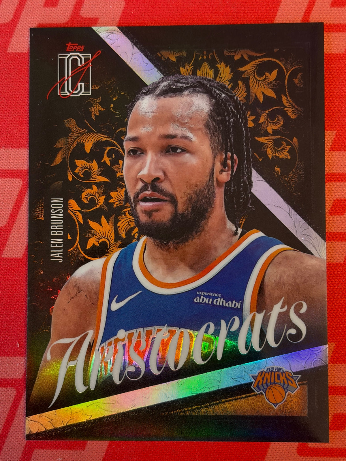2025-26 Topps Signature Class Aristocrats #AR-11 Jalen Brunson New York Knicks