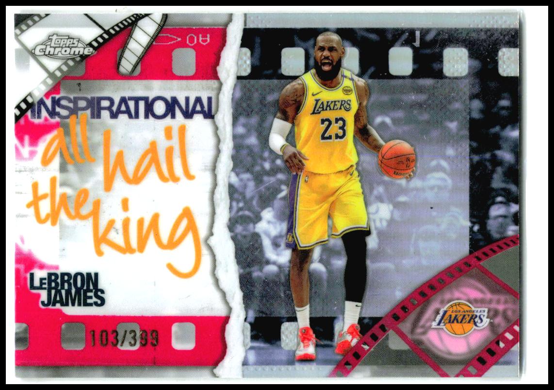 2025-26 Topps Chrome Inspirational Magenta Refractor #IP-1 LeBron James Lakers