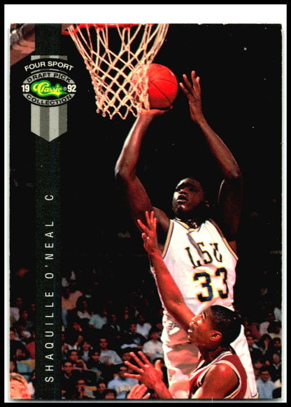 1992 Classic Four Sport #1 Shaquille O'Neal