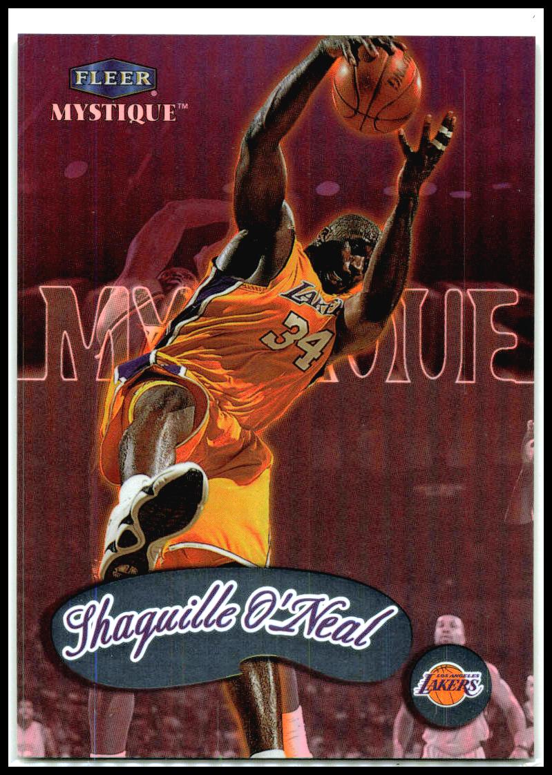 1999-00 Fleer Mystique #22 Shaquille O'Neal Los Angeles Lakers